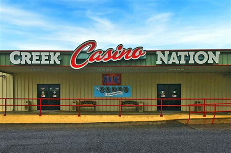 Creek nação casino okemah empregos